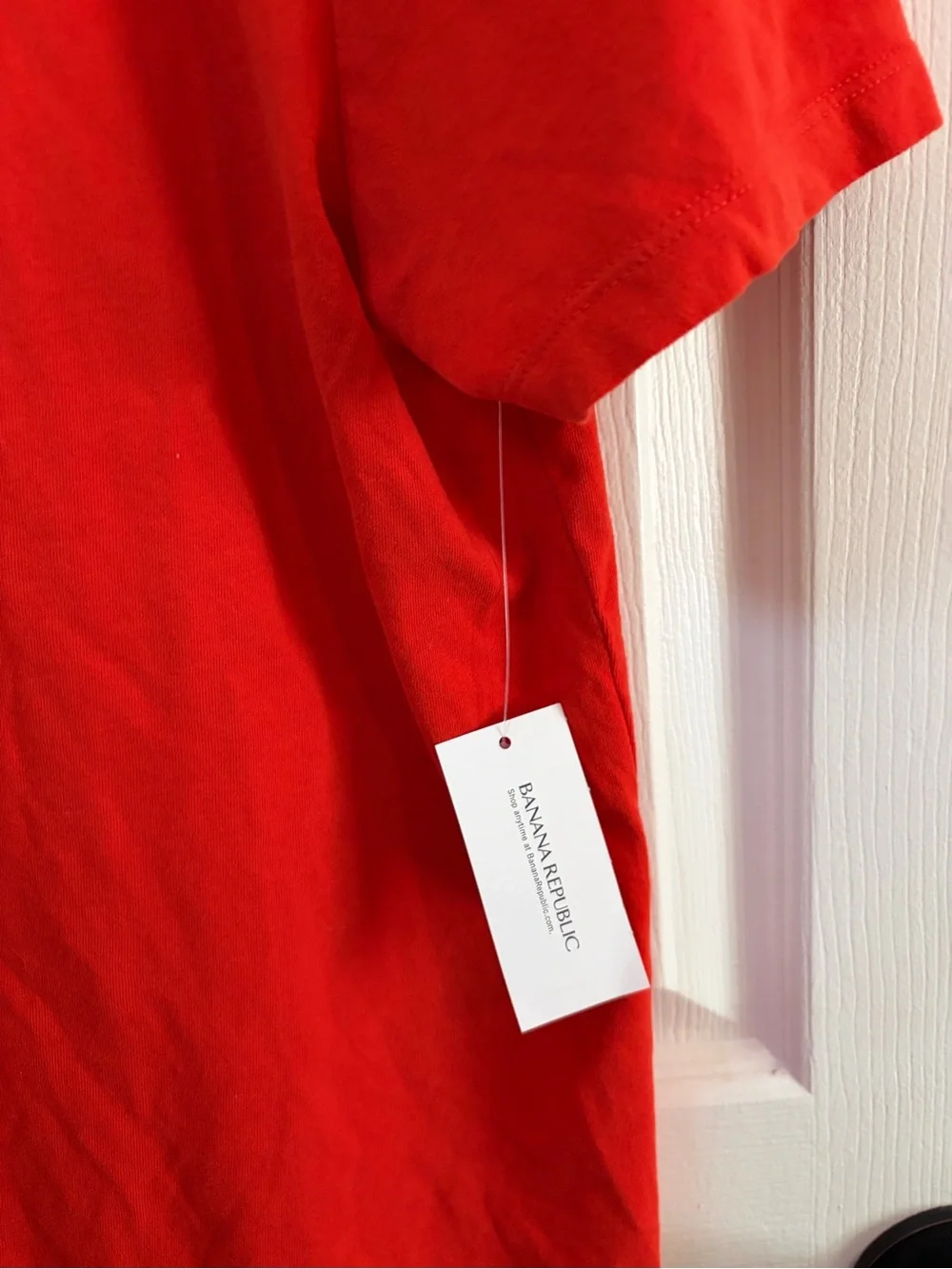 Banana Republic The Soft Wash Tee NWT Persimmon Orange Crew Neck Tee - Size L